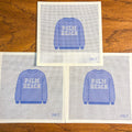Palm Beach Sweatshirt (Blue) Needlepoint Canvas