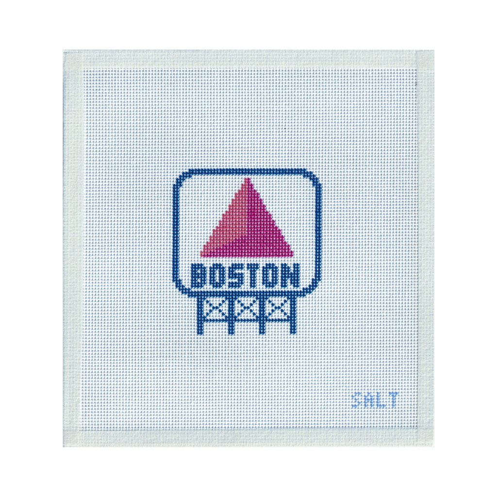 Boston Citgo Sign Needlepoint Canvas