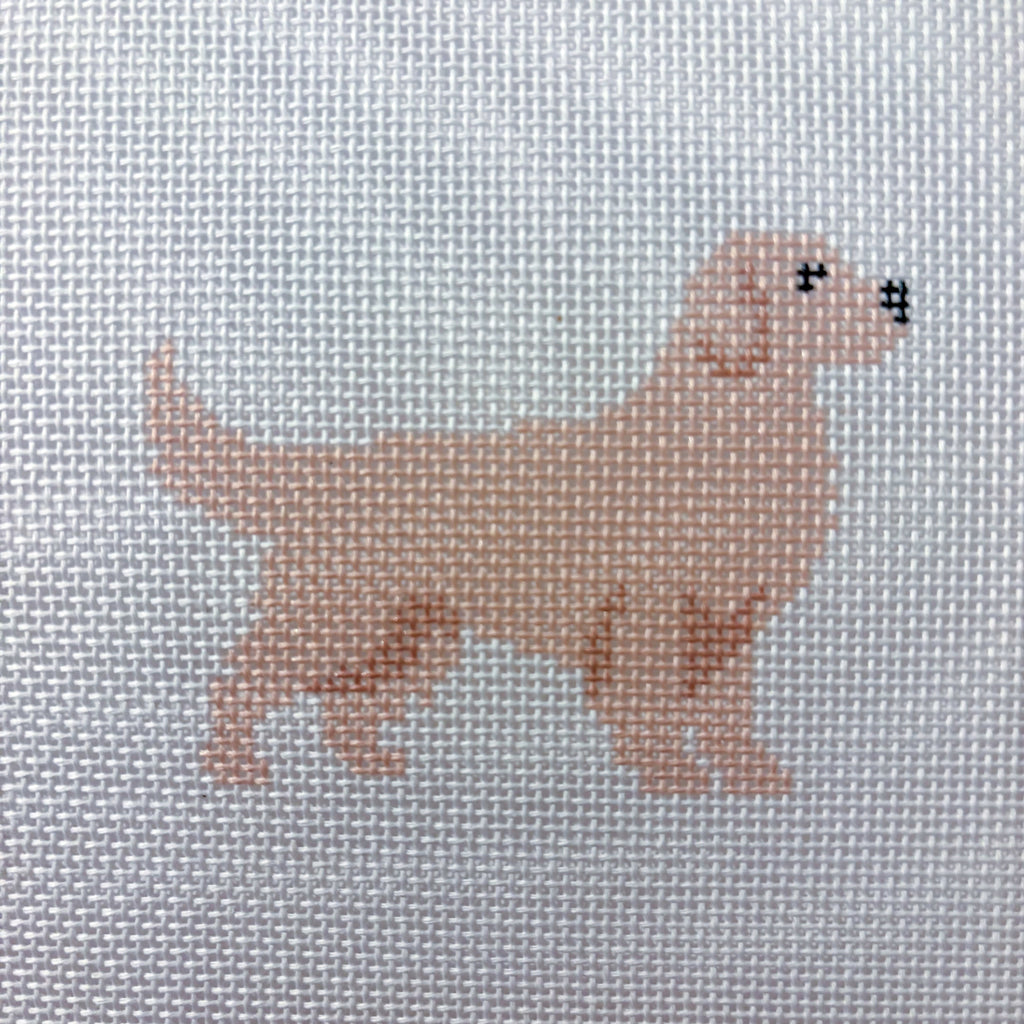 Golden Retriever Needlepoint Canvas
