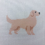 Golden Retriever Needlepoint Canvas
