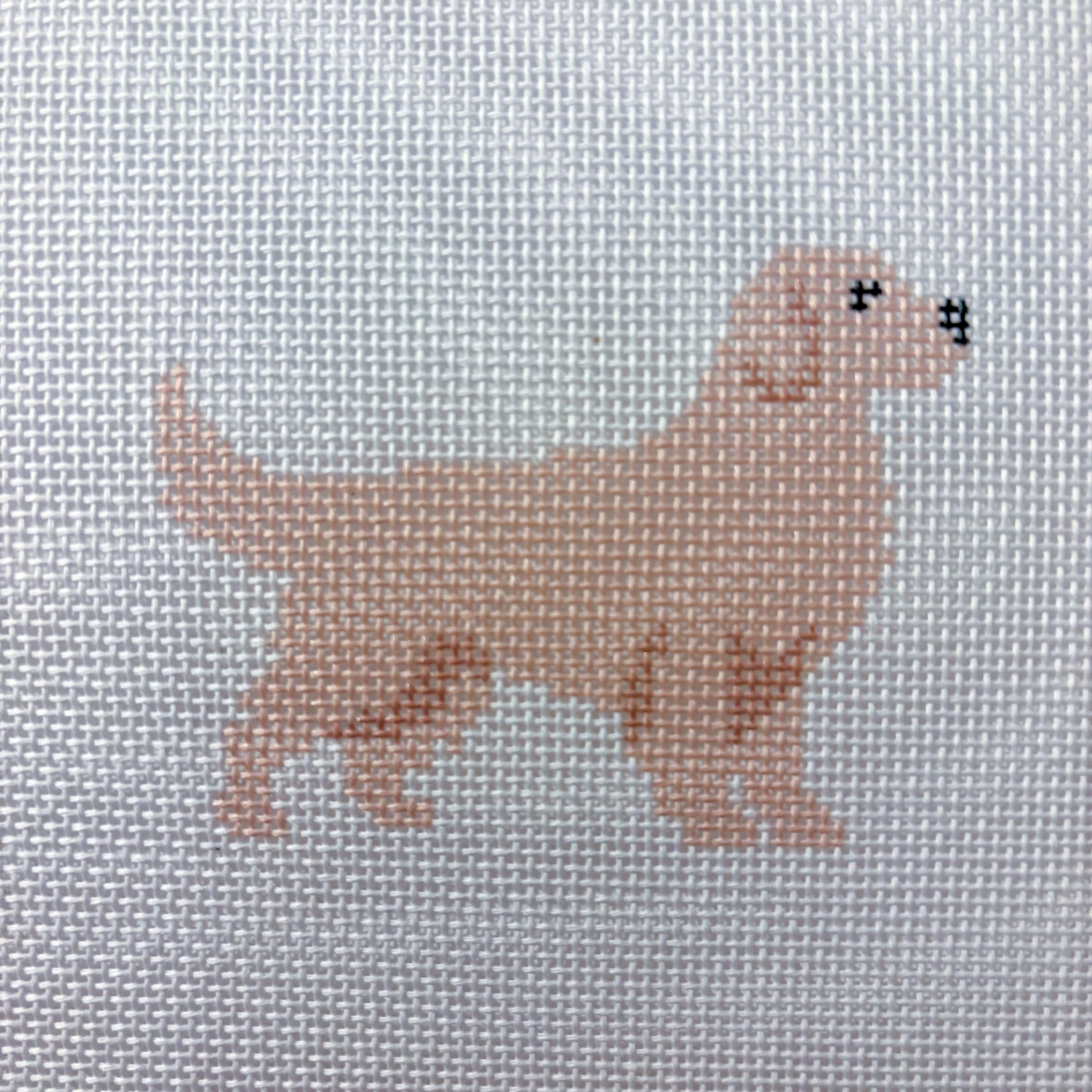 Golden Retriever Needlepoint Canvas