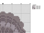 DIY Needlepoint Gray Scallop Shell Pattern | Digital Chart for Painting Your Own Canvas | Easy Needlepoint PDF | Instant Download | 18 Mesh