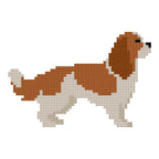 DIY Needlepoint Cavalier King Charles Spaniel |Digital Chart for Painting Your Own Canvas| Easy Needlepoint PDF | Instant Download | 18 Mesh