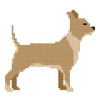DIY Needlepoint Chihuahua Dog Pattern | Digital Chart for Painting Your Own Canvas | Easy Needlepoint PDF | Instant Download | 18 Mesh