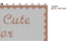 DIY Needlepoint Too Cute For Powerpoint | Digital Chart for Painting Your Own Canvas | Easy Needlepoint PDF | Instant Download | 18 Mesh
