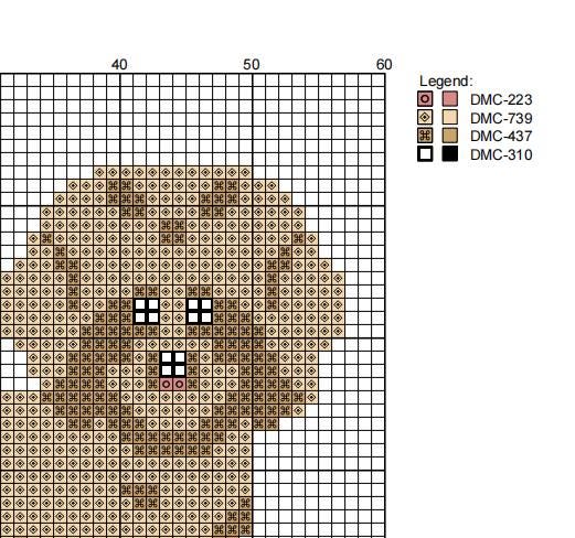 DIY Needlepoint Fluffy Dog (Tan) | Digital Chart for Painting Your Own Canvas| Easy Needlepoint PDF | Instant Download | 18 Mesh