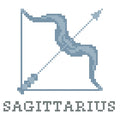 DIY Needlepoint Sagittarius Pattern | Digital Chart for Painting Your Own Canvas | Easy Needlepoint PDF | Instant Download | 18 Mesh