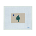 Old Maine State Flag Needlepoint Canvas