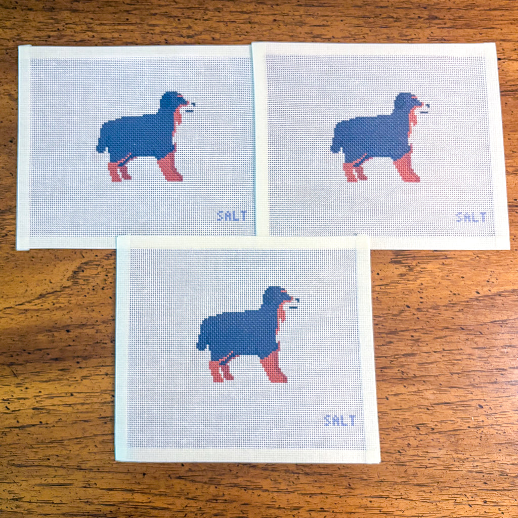 Bernese Mountain Dog Needlepoint Canvas