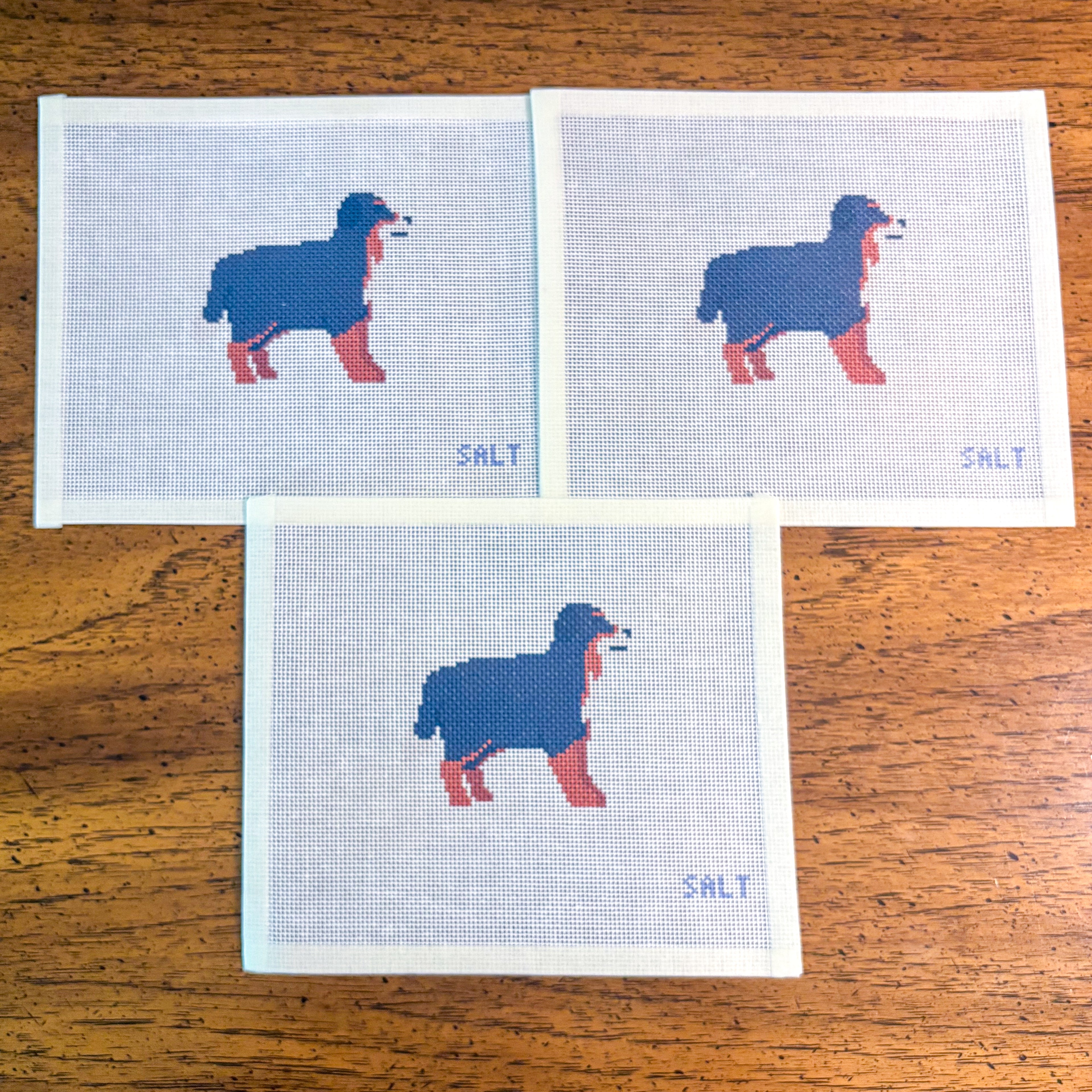 Bernese Mountain Dog Needlepoint Canvas