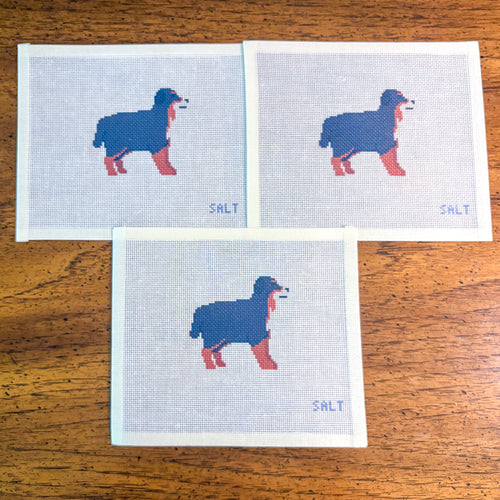 Bernese Mountain Dog Needlepoint Canvas
