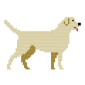 DIY Needlepoint Yellow Lab Pattern | Digital Chart for Painting Your Own Canvas | Easy Needlepoint PDF | Instant Download | 18 Mesh