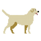 DIY Needlepoint Yellow Lab Pattern | Digital Chart for Painting Your Own Canvas | Easy Needlepoint PDF | Instant Download | 18 Mesh
