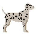 DIY Needlepoint Dalmatian Dog Pattern |Digital Chart for Painting Your Own Canvas| Easy Needlepoint PDF | Instant Download | 18 Mesh
