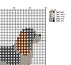 DIY Needlepoint Cavalier King Charles Spaniel |Digital Chart for Painting Your Own Canvas| Easy Needlepoint PDF | Instant Download | 18 Mesh