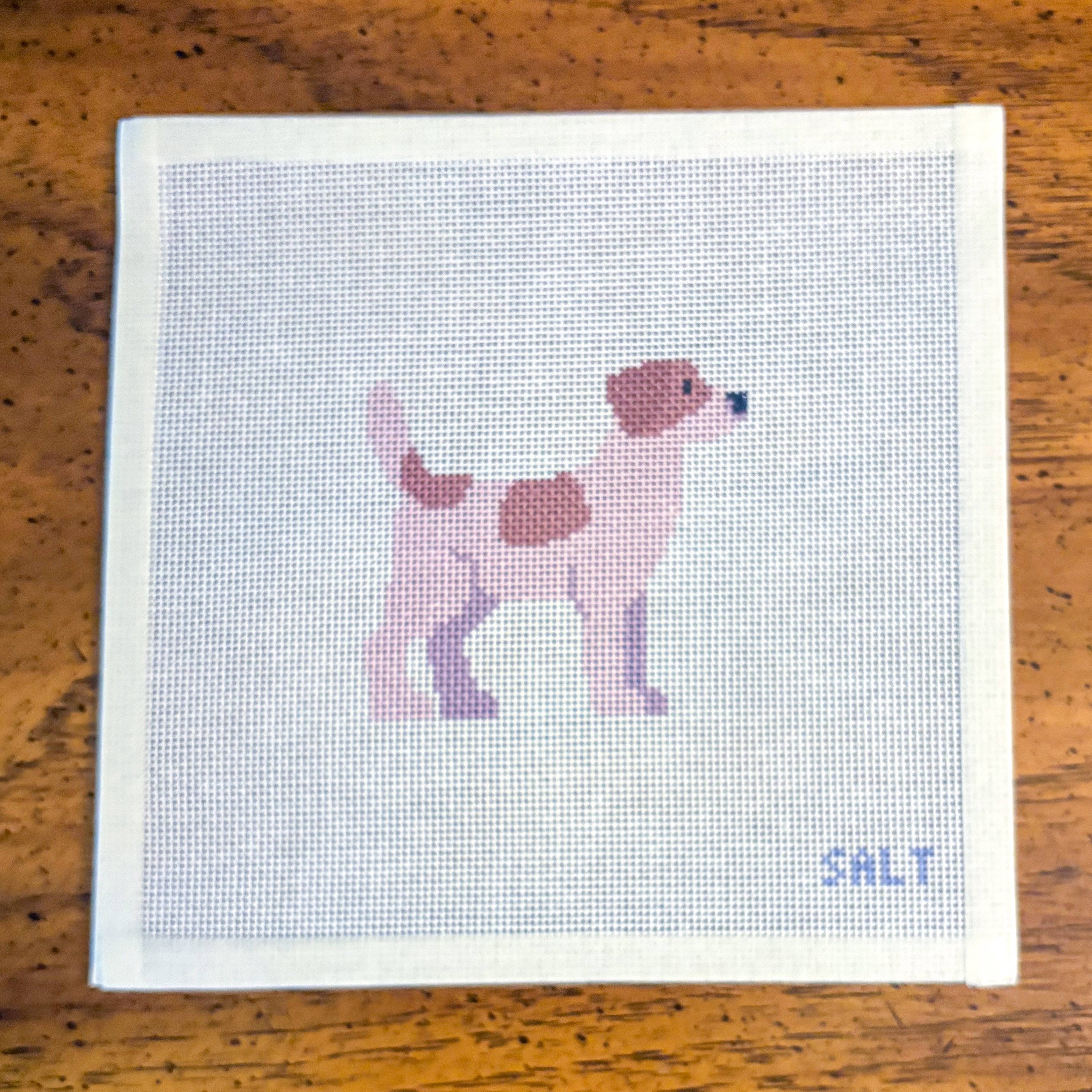 Jack Russell Needlepoint Canvas