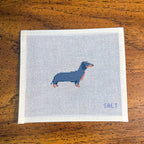 Dachshund (Black & Brown) Needlepoint Canvas