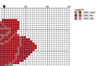 DIY Needlepoint Rose Flower Pattern | Digital Chart for Painting Your Own Canvas | Easy Needlepoint PDF | Instant Download | 18 Mesh