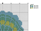 DIY Needlepoint Multicolored Scallop Shell 1| Digital Chart for Painting Your Own Canvas | Easy Needlepoint PDF | Instant Download | 18 Mesh