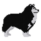 DIY Needlepoint Collie Dog Pattern |Digital Chart for Painting Your Own Canvas| Easy Needlepoint PDF | Instant Download | 18 Mesh