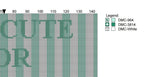 DIY Needlepoint Too Cute For Manual Labor | Digital Chart for Painting Your Own Canvas | Easy Needlepoint PDF | Instant Download | 18 Mesh