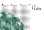 DIY Needlepoint Teal Scallop Shell Pattern | Digital Chart for Painting Your Own Canvas | Easy Needlepoint PDF | Instant Download | 18 Mesh