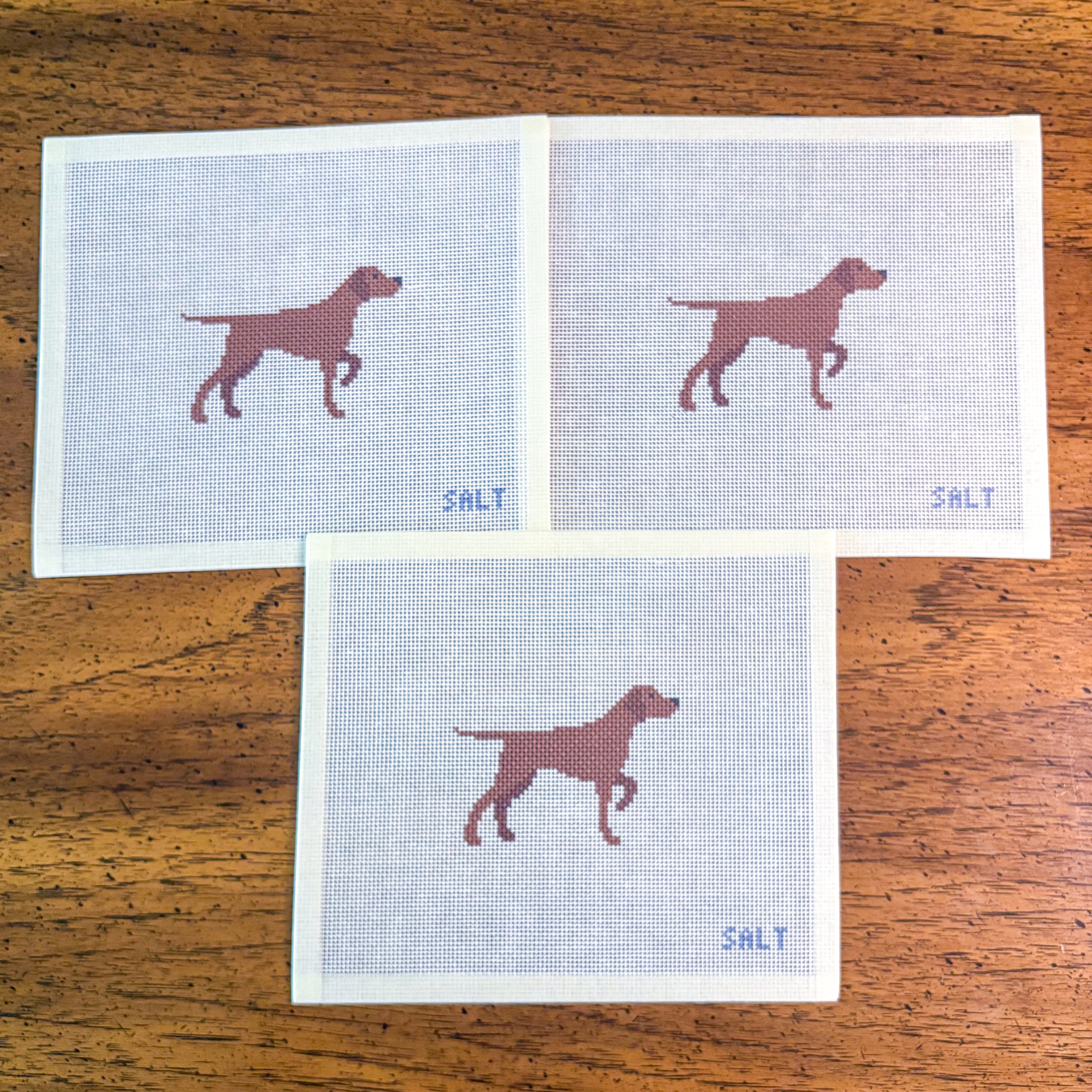 Pointer Needlepoint Canvas