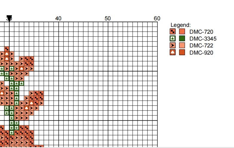 DIY Needlepoint Gladiolus Flower Pattern | Digital Chart for Painting Your Own Canvas | Easy Needlepoint PDF | Instant Download | 18 Mesh