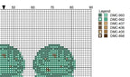 Mint Chip Ice Cream Cones Needlepoint Chart | Pixel Art Pattern (Digital Download)