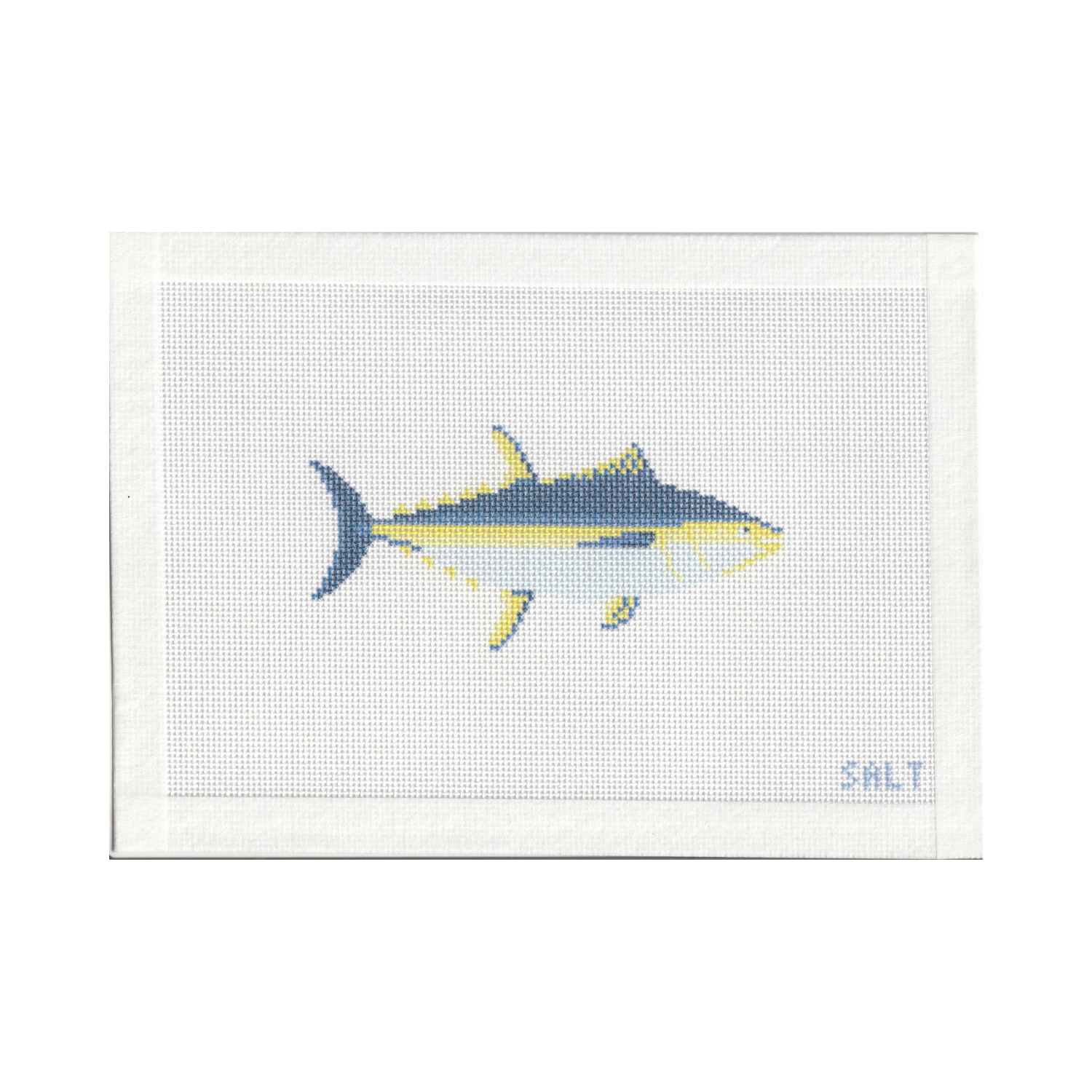 Yellowfin Tuna Needlepoint Canvas