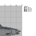DIY Needlepoint Salmon Fish Pattern | Digital Chart for Painting Your Own Canvas| Easy Needlepoint PDF | Instant Download | 18 Mesh