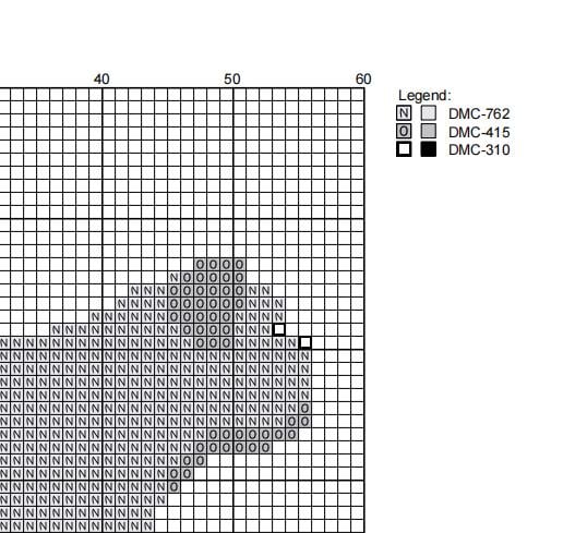 DIY Needlepoint Bulldog (White) | Digital Chart for Painting Your Own Canvas | Easy Needlepoint PDF | Instant Download | 18 Mesh