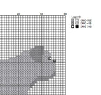 DIY Needlepoint Bulldog (White) | Digital Chart for Painting Your Own Canvas | Easy Needlepoint PDF | Instant Download | 18 Mesh