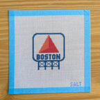 Boston Citgo Sign Needlepoint Canvas