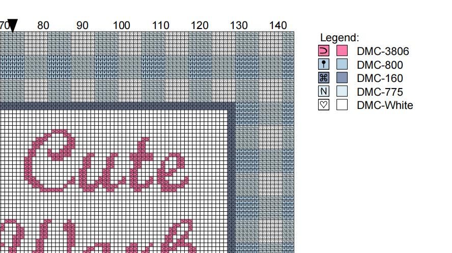 DIY Needlepoint Too Cute For Work Pattern | Digital Chart for Painting Your Own Canvas | Easy Needlepoint PDF | Instant Download | 18 Mesh
