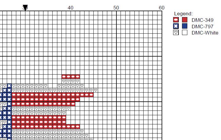 DIY Needlepoint Massachusetts Outline Pattern | Digital Chart for Painting Your Own Canvas | Instant PDF Download | 18 Mesh