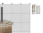 DIY Needlepoint Latte Cup Pattern | Digital Chart for Painting Your Own Canvas | Easy Needlepoint PDF | Instant Download | 18 Mesh