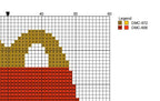 DIY Needlepoint McDonalds Happy Meal | Digital Chart for Painting Your Own Canvas | Easy Needlepoint PDF | Instant Download | 18 Mesh