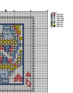 DIY Needlepoint Playing Card Queen of Hearts| Digital Chart for Painting Your Own Canvas | Easy Needlepoint PDF | Instant Download | 18 Mesh