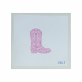 Cowgirl Boot Needlepoint Canvas