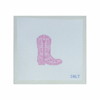 Cowgirl Boot Needlepoint Canvas
