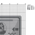 DIY Needlepoint Platinum Card Pattern | Digital Chart for Painting Your Own Canvas | Easy Needlepoint PDF | Instant Download | 18 Mesh