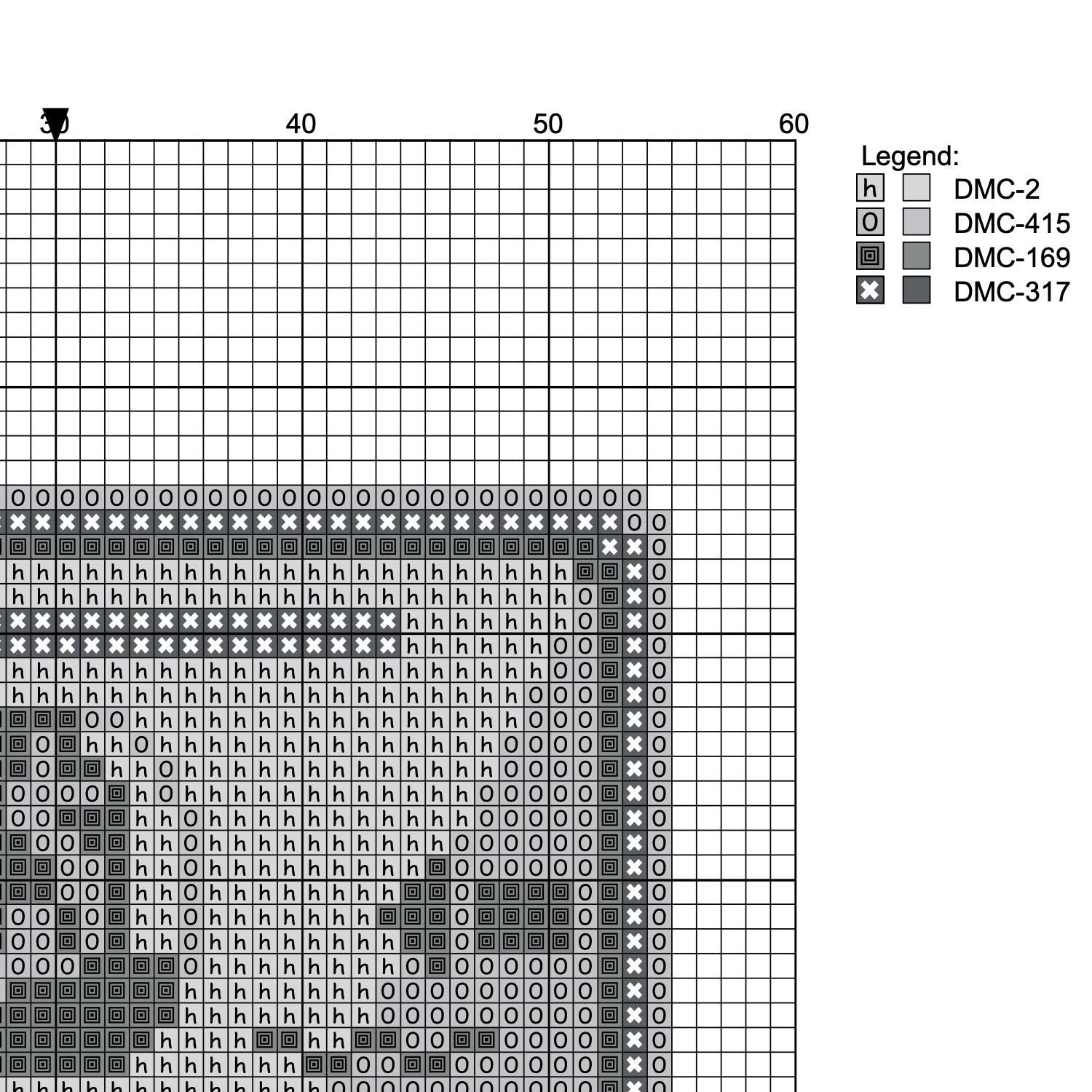 DIY Needlepoint Platinum Card Pattern | Digital Chart for Painting Your Own Canvas | Easy Needlepoint PDF | Instant Download | 18 Mesh