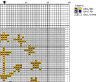 DIY Needlepoint Rhode Island State Flag Pattern | Digital Chart for Painting Your Own Canvas | Instant PDF Download | 18 Mesh