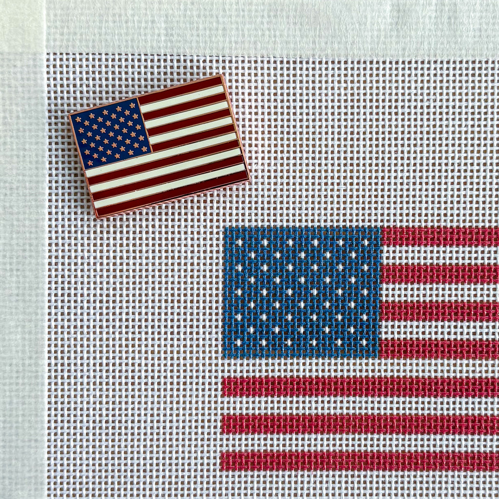 American Flag Needle Minder