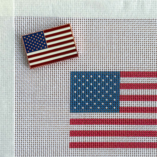 American Flag Needle Minder