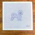 Fluffy dog (White) Needlepoint Canvas