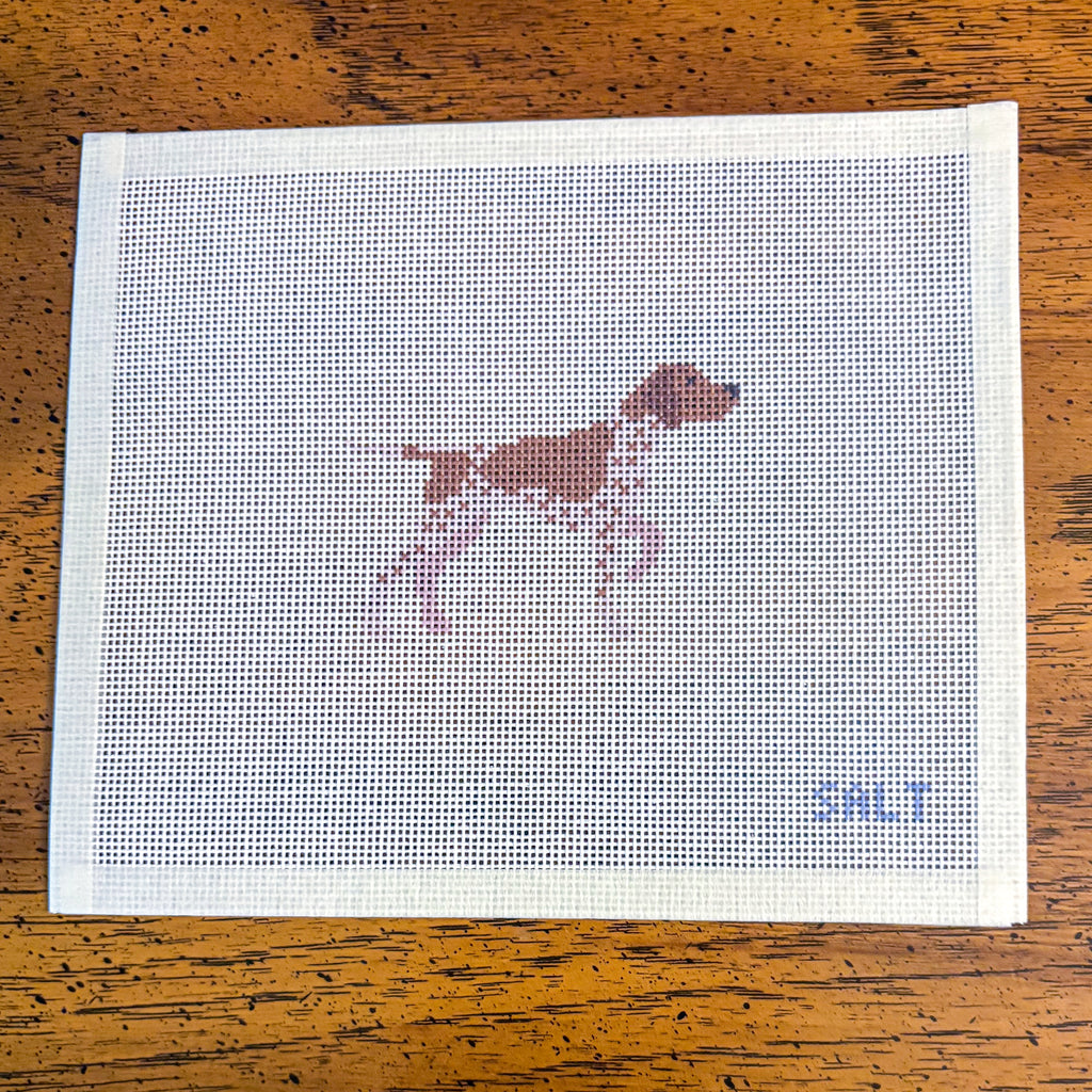 German Shorthaired Pointer Needlepoint Canvas