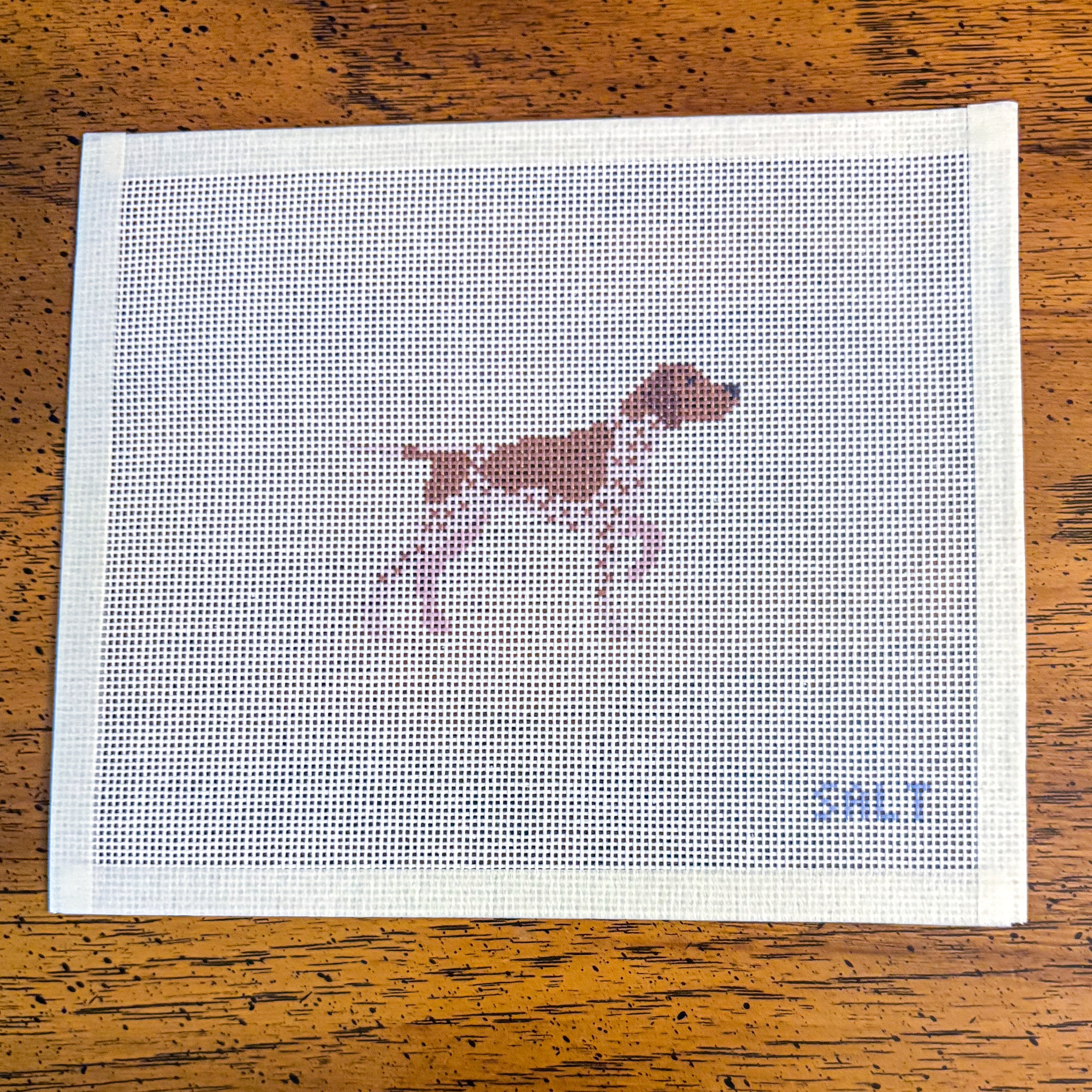 German Shorthaired Pointer Needlepoint Canvas