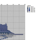 DIY Needlepoint Sailfish Pattern | Digital Chart for Painting Your Own Canvas| Easy Needlepoint PDF | Instant Download | 18 Mesh